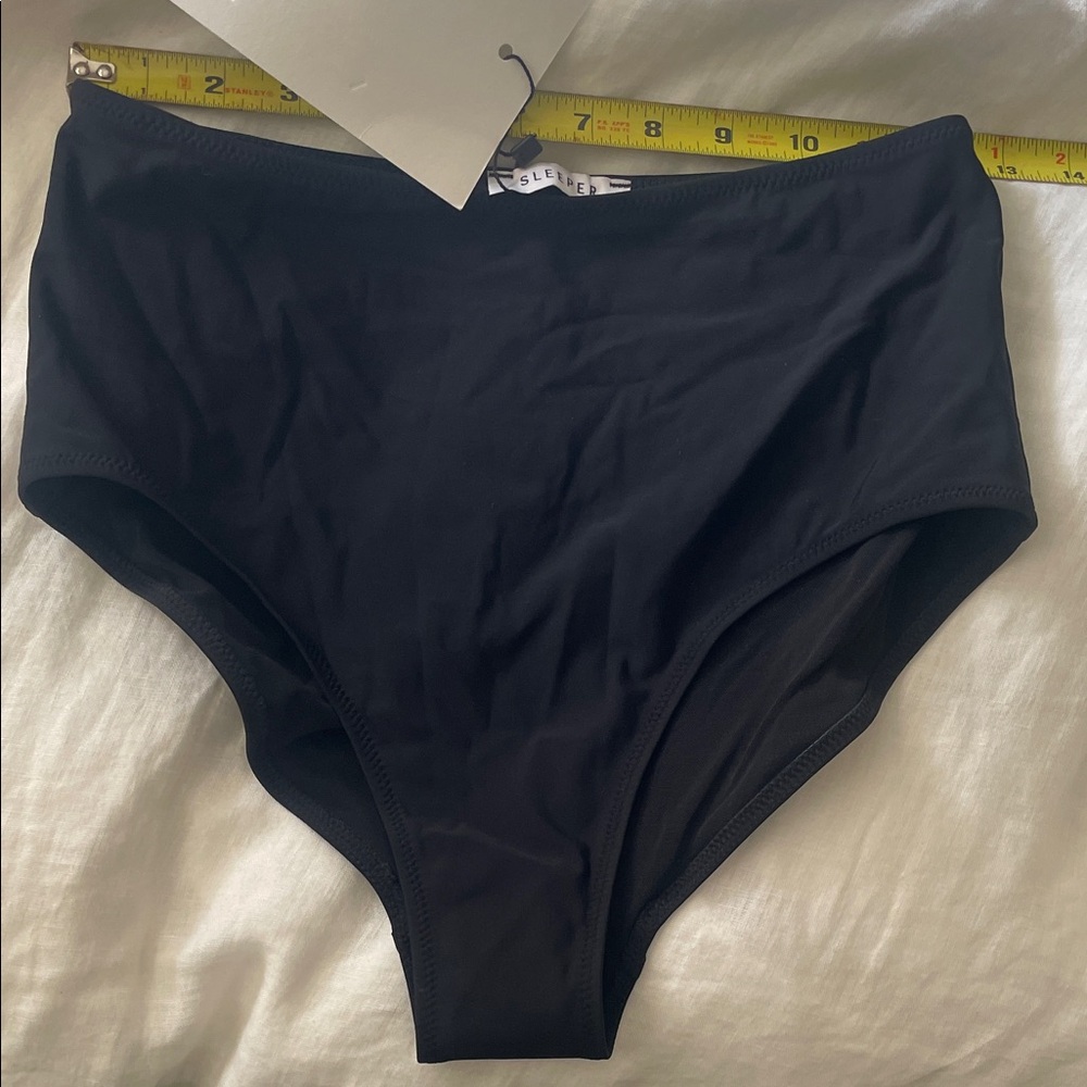Sleeper high rise Black Bikini Bottoms